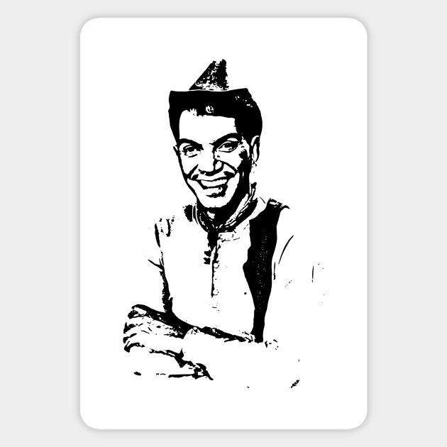 Cantinflas - vintage Sticker by verde